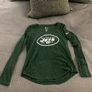 Nike Jets womens long sleeve T shirt size L